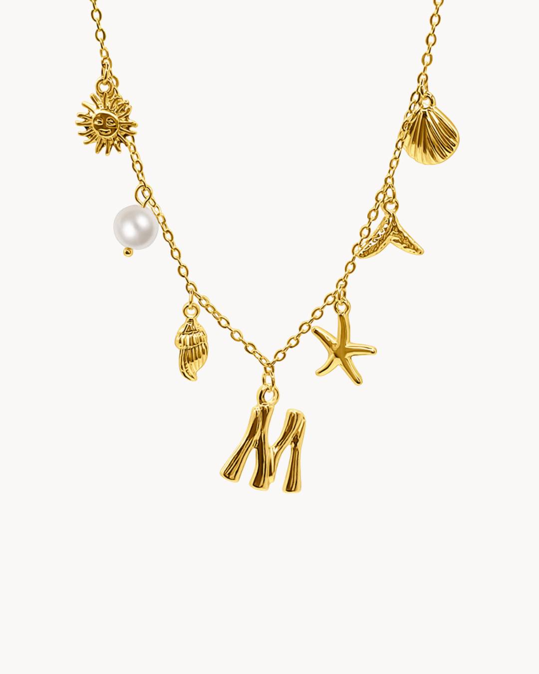 Capri Letter Necklace