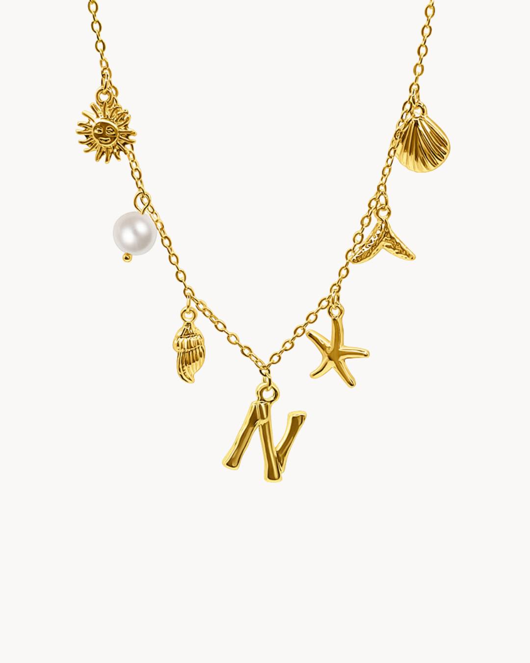 Capri Letter Necklace