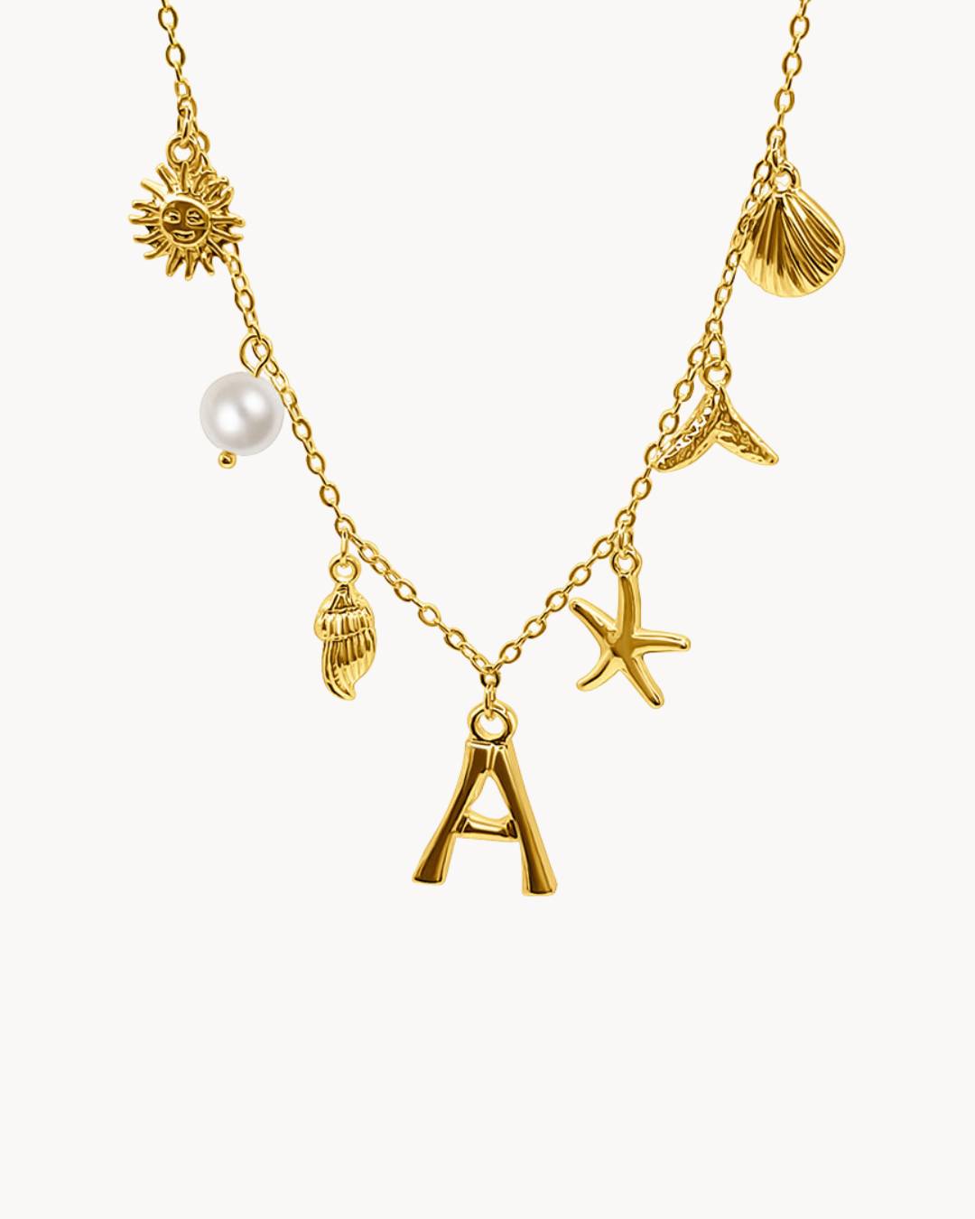 Capri Letter Necklace