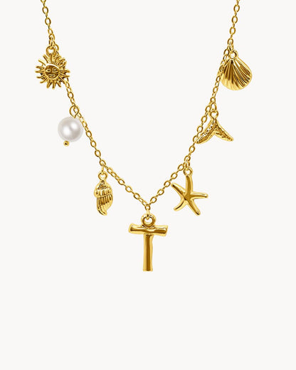 Capri Letter Necklace
