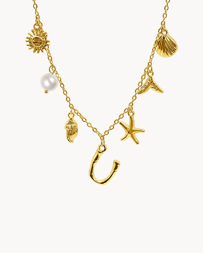 Capri Letter Necklace