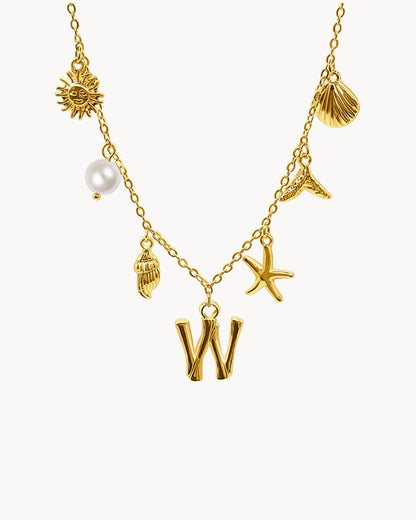 Capri Letter Necklace