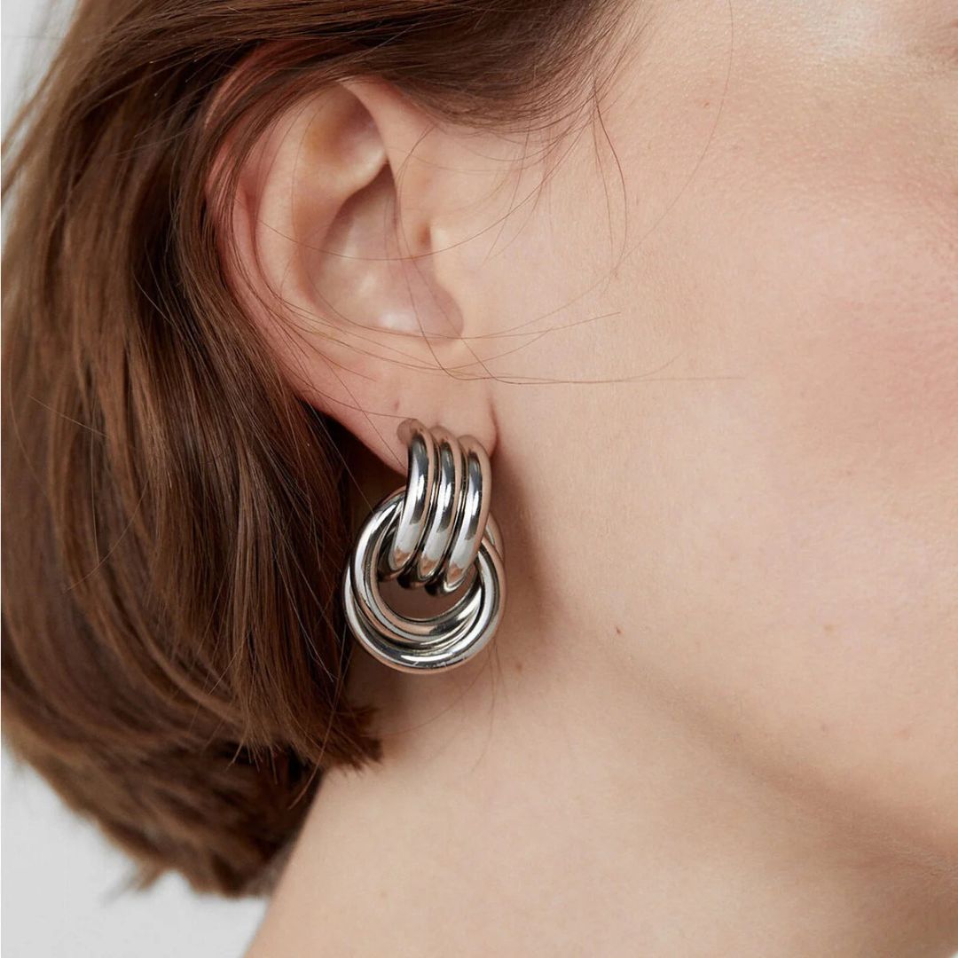 Elisabetta Layered Hoop Earrings