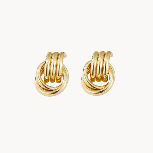 Elisabetta Layered Hoop Earrings