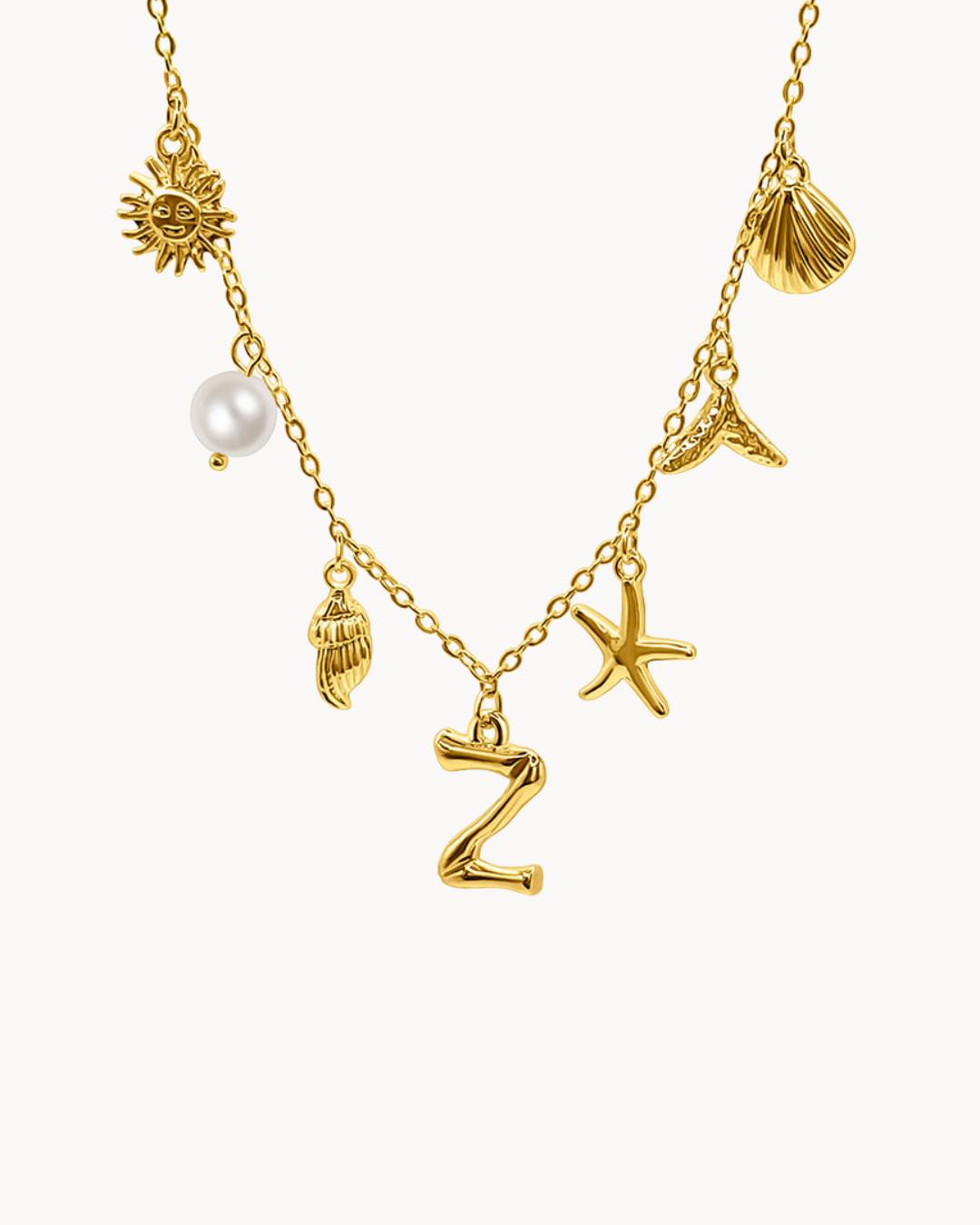 Capri Letter Necklace