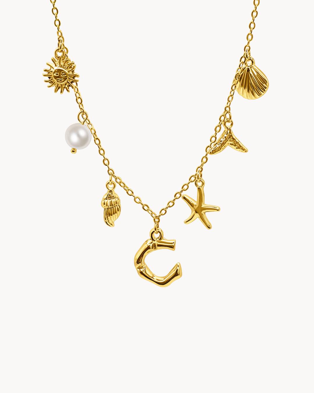 Capri Letter Necklace