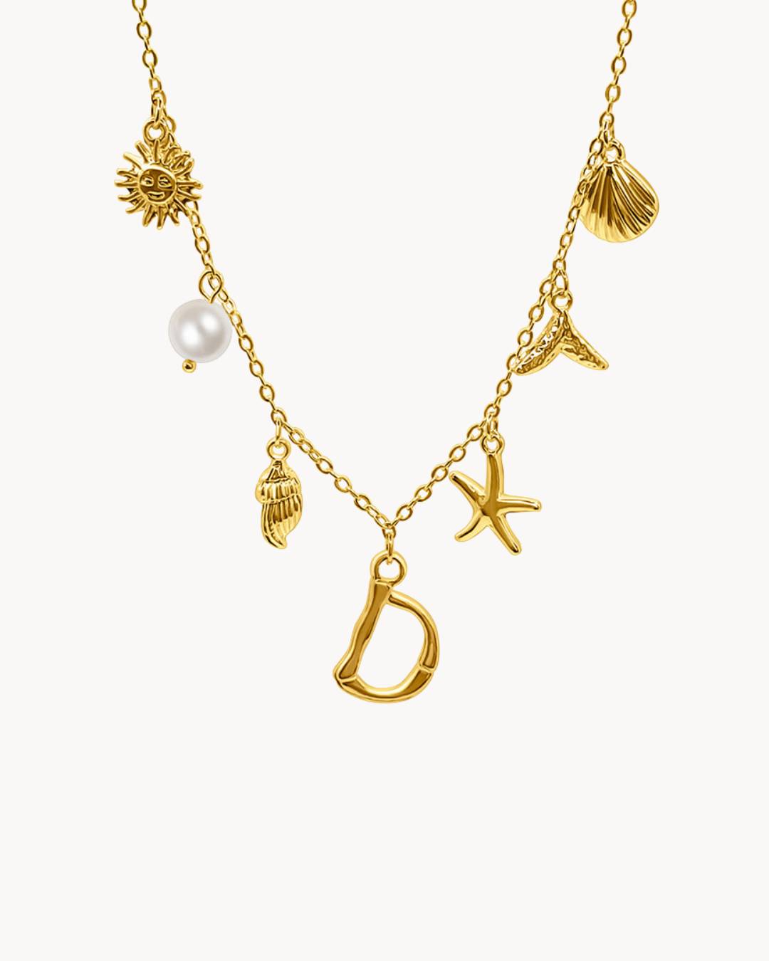 Capri Letter Necklace