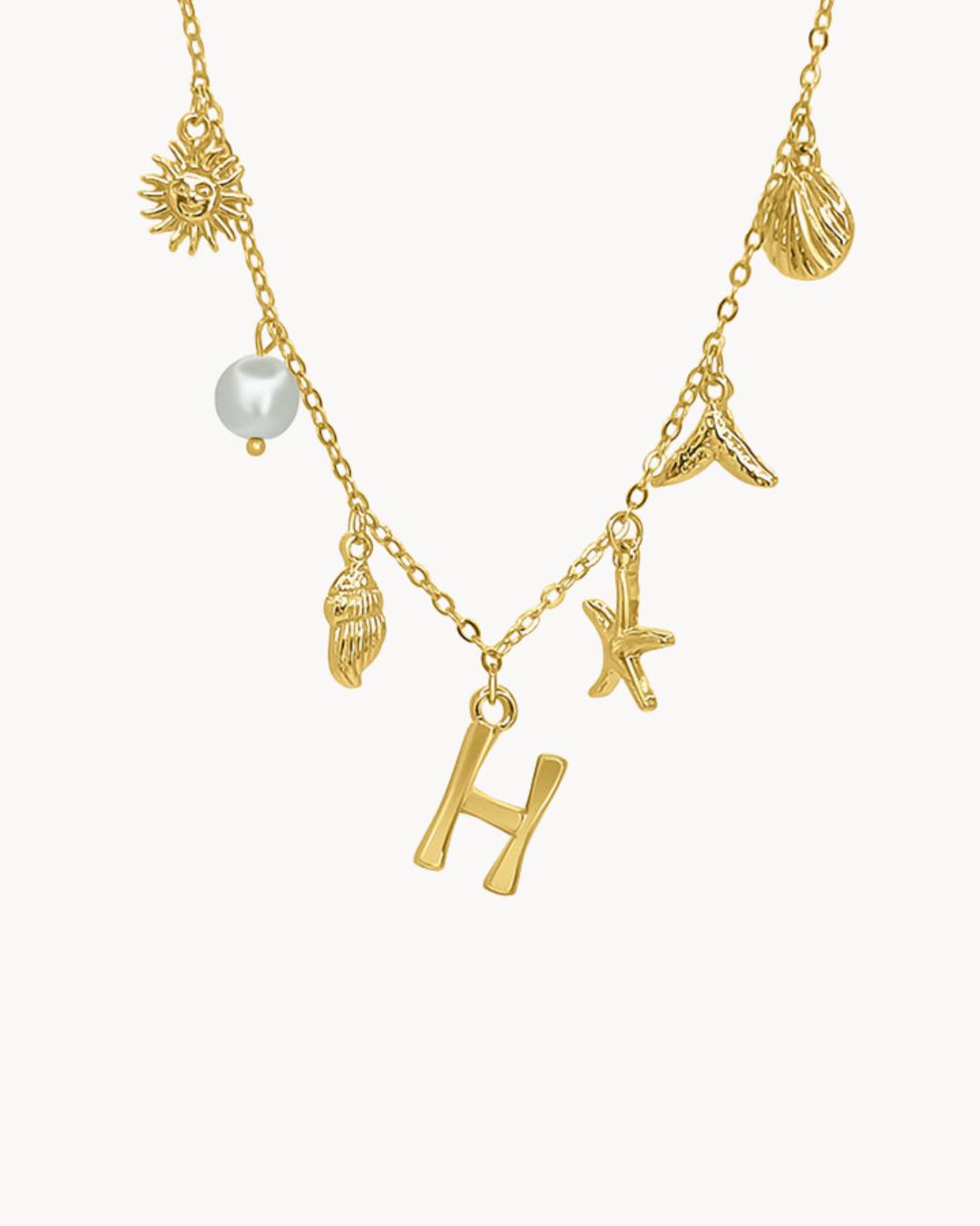 Capri Letter Necklace